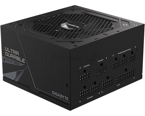Блок питания Gigabyte ATX 1000W GP-UD1000GM PG5 80+ gold (24+4+4pin) APFC 120mm fan 8xSATA Cab Manag RTL