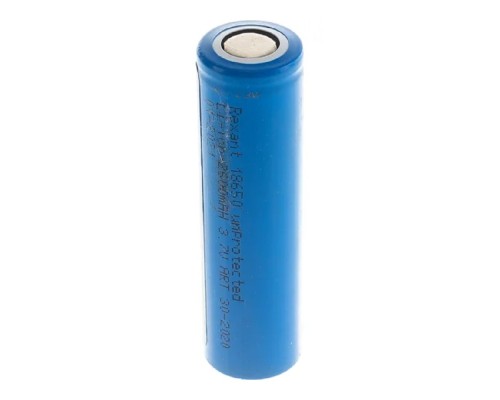 [Аккумулятор] Rexant (30-2030) Аккумулятор Li-ion 18650, 3,7В, 2800мАч, с платой защиты, высокий контакт, 10 шт, коробка