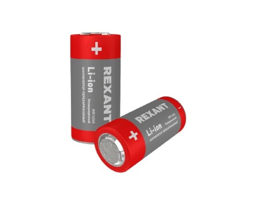[Аккумулятор] Rexant (30-2036) Аккумулятор Li-ion (литий-ион) 16340, 3,7В, 700мАч, без платы защиты, 4 шт, пластиковая упаковка 