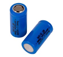 Rexant (30-2040) Аккумулятор Li-ion 16340, 3,7В, 700мАч, без платы защиты, плоский контакт, 10 шт, коробка