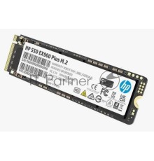 Накопитель SSD M.2 HP 1.0Tb EX900 Plus Series <35M34AA#ABB> (PCI-E 3.0 x4, up to 3300/2700MBs, 3D NAND, 400TBW, NVMe, 22х80mm)