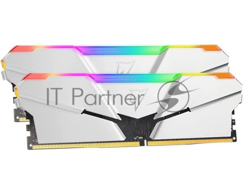 Оперативная память DDR4 Netac Shadow RGB 16GB (2x8GB) 3600MHz CL16 1.35V / NTSRD4P36DP-16S / Silver / with radiator
