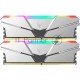 Оперативная память DDR4 Netac Shadow RGB 16GB (2x8GB) 3600MHz CL16 1.35V / NTSRD4P36DP-16S / Silver / with radiator