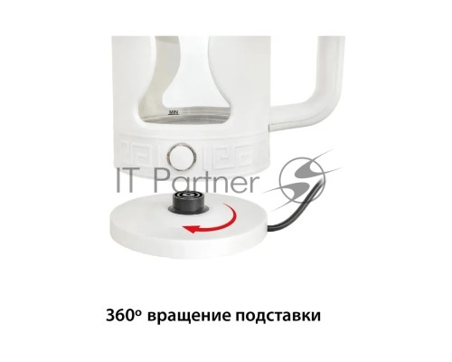 Чайник электрический ECON ECO-1505KE, мощность 1500 ватт, объем 1,5 литра, неоновая точечная подсветка