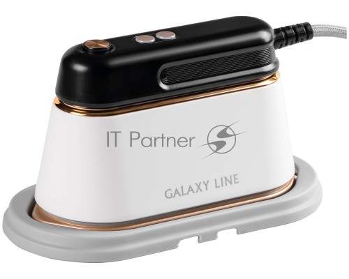 Отпариватель Galaxy Line GL 6195, белый, ручной, 1300 Вт, контейнер для воды 90 мл, 3 режима