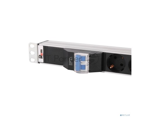 Блок силовых розеток Rem Rem-3x32, IEC 60320 С13 х 24, IEC 60320 С19 х 6, вход IEC 320 309 3PN, шнур 3 м, 1 463мм, трехфазный 32А, автомат + индикатор