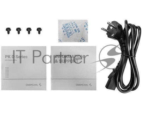 Блок питания Deepcool PK750D (ATX 2.4, 750W, PWM 120mm fan, Active PFC+DC to DC, 80+ BRONZE) RET