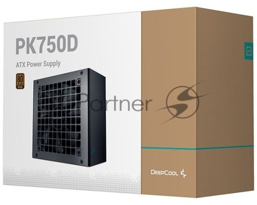 Блок питания Deepcool PK750D (ATX 2.4, 750W, PWM 120mm fan, Active PFC+DC to DC, 80+ BRONZE) RET
