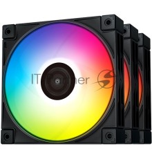 Вентилятор DEEPCOOL FC120-3 IN 1 120x120x25мм (16шт./кор, PWM, Addresable RGB подсветка, 500-1800об/мин) Retail