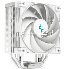 Кулер DEEPCOOL AK400 WH LGA1700/1200/115X/AM4 (18шт/кор, TDP 260W, PWM, Fan 120mm, 4 тепл. трубки, белый) RET