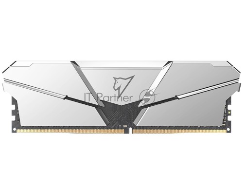 Оперативная память DDR4 Netac Shadow RGB 16GB (2x8GB) 3600MHz CL18 1.35V / NTSRD4P36DP-16SC / Silver / with radiator