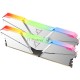 Оперативная память DDR4 Netac Shadow RGB 16GB (2x8GB) 3600MHz CL18 1.35V / NTSRD4P36DP-16SC / Silver / with radiator
