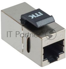 Проходной адаптер ITK CS7-1C5EF кат. 5E FTP RJ45-RJ45 Keystone Jack