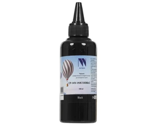 [Расходные материалы] Чернила NV PRINT универсальные на водной основе NV-INK100BkC  для аппаратов Canon (100 ml) Black совместимые