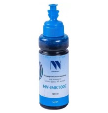 Чернила NV PRINT универсальные на водной основе NV-INK100CC для аппаратов Canon (100 ml) Cyan совместимые