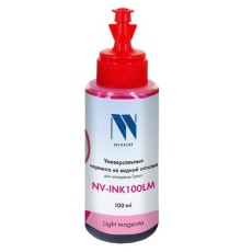 Чернила NV PRINT универсальные на водной основе NV-INK100ULM для аппаратов canon/Epson/НР/Lexmark (100 ml) Light Magenta совместимые