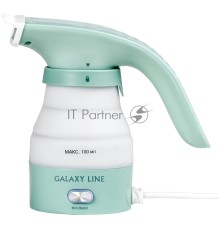 Отпариватель Galaxy Line GL 6197, бирюзовый, ручной, 700 Вт, контейнер для воды 100 мл
