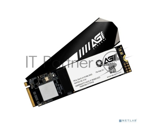 Накопитель SSD AGI 1Tb M.2 2280 AI198 Client SSD PCIe Gen3x4 with NVMe, 2000/1690, IOPS 214/243K, MTBF 1.6M, 3D NAND TLC, 400TBW, 0,37DWPD, RTL (610347) {100}