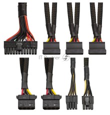 Блок питания 750W ExeGate EX292166RUS XP750 (ATX, 12cm fan, 24pin, 4+4pin, PCIe, 3xSATA, 2xIDE, FDD, black)