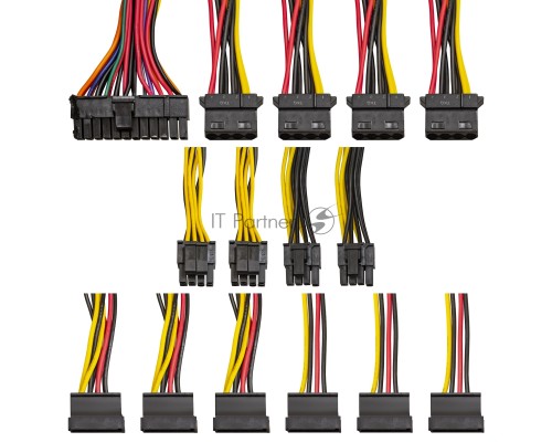 Серверный БП 1080W ExeGate EX292189RUS ServerPRO-2U-1080ADS (2U, APFC, КПД 87% (80 PLUS Silver), 6cm ball bearing fan, 24pin, 2x(4+4)pin, 2x8pin, 6xSATA, 4xIDE)