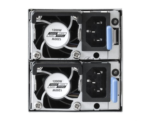Серверный БП с резервированием 2U Redundant 2x1200W ExeGate EX292324RUS Industrial-RTS1200 (APFC, КПД 94% (80 PLUS Platinum), 4 cm fan, 24pin, 2x(4+4)pin, 2PCIe, 2SATA, 6IDE, Cable Management)