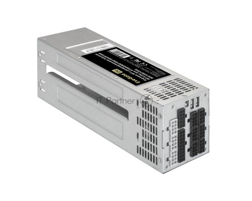 Серверный БП с резервированием 2U Redundant 2x1200W ExeGate EX292324RUS Industrial-RTS1200 (APFC, КПД 94% (80 PLUS Platinum), 4 cm fan, 24pin, 2x(4+4)pin, 2PCIe, 2SATA, 6IDE, Cable Management)