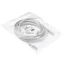 Патч-корд LSZH ExeGate EX290421RUS UTP-RJ45-RJ45-5e-7M-LSZH-GY, UTP, cat.5e, 7м, серый