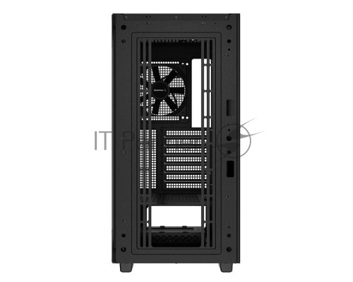 Компьютерный корпус Deepcool CH510 без БП, боковое окно (закаленное стекло), 1x120мм вентилятор сзади, черный, ATX