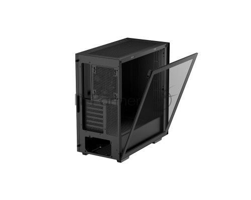 Компьютерный корпус Deepcool CH510 без БП, боковое окно (закаленное стекло), 1x120мм вентилятор сзади, черный, ATX