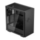 Компьютерный корпус Deepcool CH510 без БП, боковое окно (закаленное стекло), 1x120мм вентилятор сзади, черный, ATX