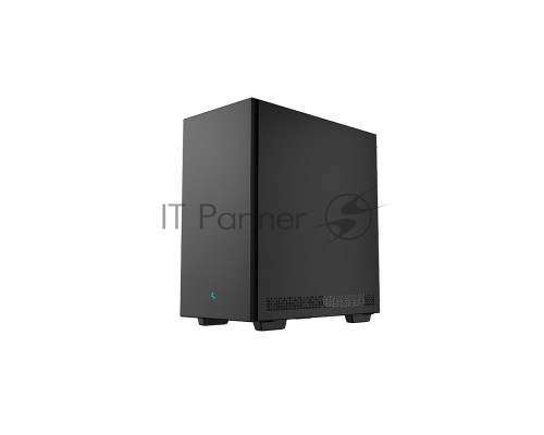 Компьютерный корпус Deepcool CH510 без БП, боковое окно (закаленное стекло), 1x120мм вентилятор сзади, черный, ATX