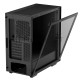 Компьютерный корпус Deepcool CH510 без БП, боковое окно (закаленное стекло), 1x120мм вентилятор сзади, черный, ATX