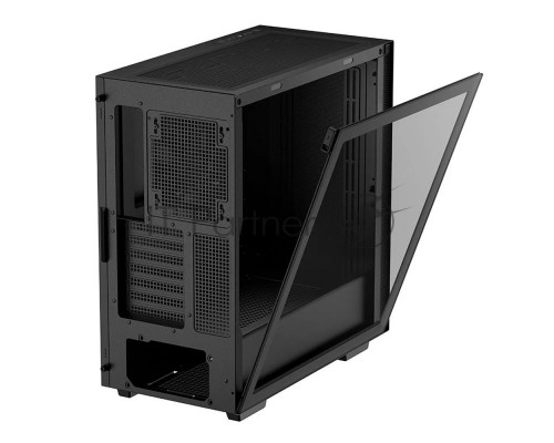 Компьютерный корпус Deepcool CH510 без БП, боковое окно (закаленное стекло), 1x120мм вентилятор сзади, черный, ATX