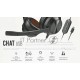Наушники с микрофоном Creative Chat USB черный (51EF0980AA000)