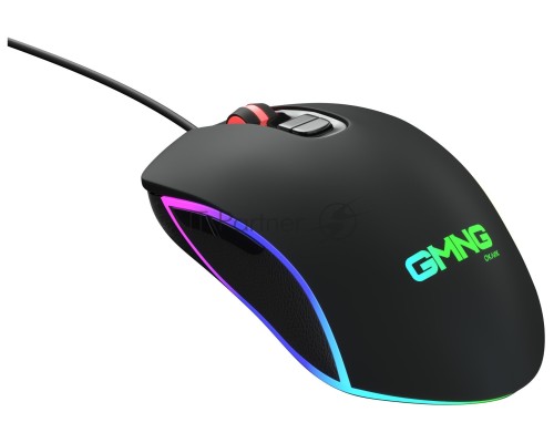 Мышь проводная GMNG 730GM черный, 12000 dpi, USB, кнопки - 7