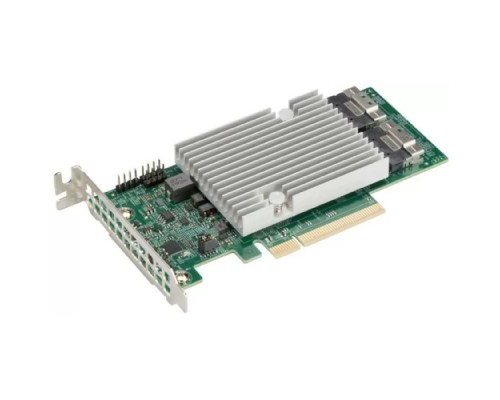 [Опция к серверу] Контроллер SuperMicro AOC-S3816L-L16IT-O 16 int 12Gb/s SAS3 ports, x8 Gen4, HBA, LP,  122HDDw/exp