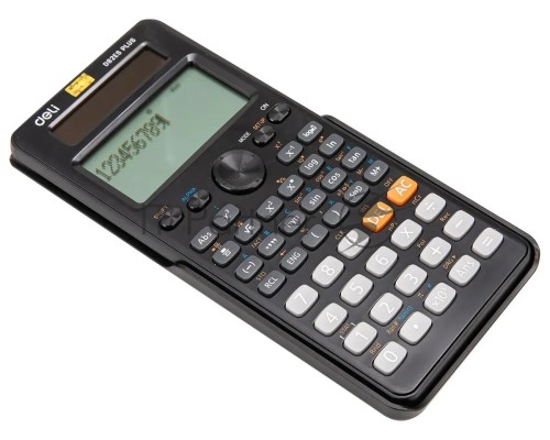 Калькулятор научный Deli ED82ES черный 10+2-разр.