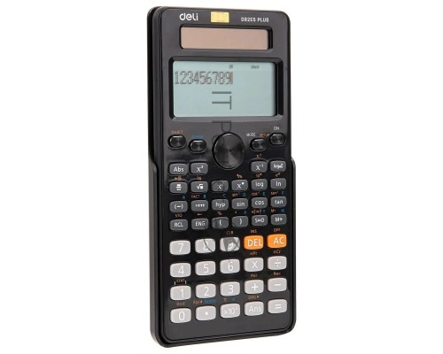 Калькулятор научный Deli ED82ES черный 10+2-разр.
