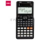 Калькулятор научный Deli ED82ES черный 10+2-разр.