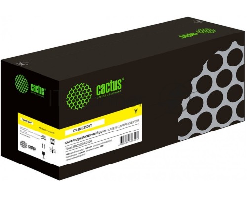 Картридж лазерный Cactus CS-IMC3500Y 842256 желтый (19000стр.) для Ricoh IMC3000/C3500