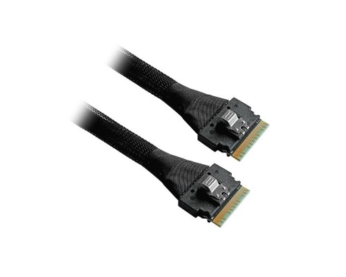 [Опция к серверу] Кабель SuperMicro CBL-SAST-1213-100 Slimline x8 (STR) to Slimline x8 (STR),14cm,100 OHM,RoHS