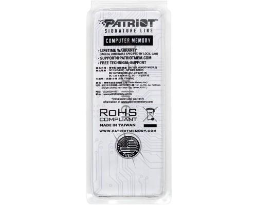 Оперативная память DDR5 32Gb 4800MHz Patriot PSD532G48002S RTL PC5-38400 CL40 SO-DIMM 260-pin 1.1В dual rank Оперативная память DDR5 32Gb 4800MHz Patriot PSD532G48002S RTL PC5-38400 CL40 SO-DIMM 260-pin 1.1В dual rank