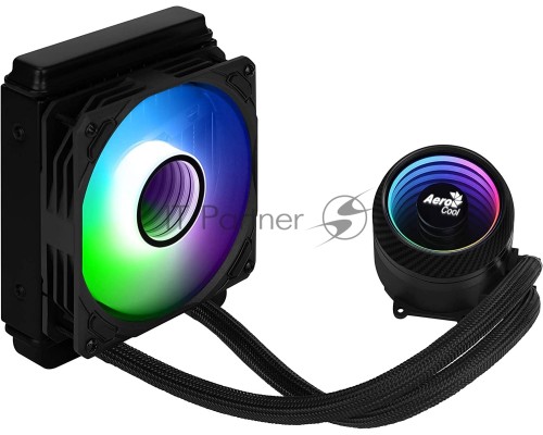 Система водяного охлаждения Aerocool Mirage L120 Soc-AM4/1151/1200/2066/1700 4-pin 20-27dB Al+Cu 200W 756gr LED Ret