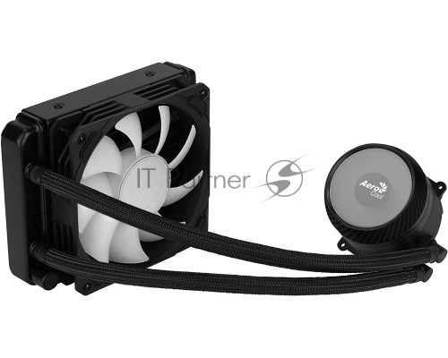 Система водяного охлаждения Aerocool Mirage L120 Soc-AM4/1151/1200/2066/1700 4-pin 20-27dB Al+Cu 200W 756gr LED Ret