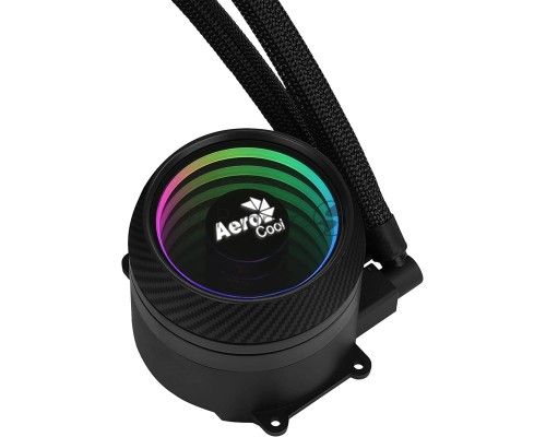 Система водяного охлаждения Aerocool Mirage L120 Soc-AM4/1151/1200/2066/1700 4-pin 20-27dB Al+Cu 200W 756gr LED Ret