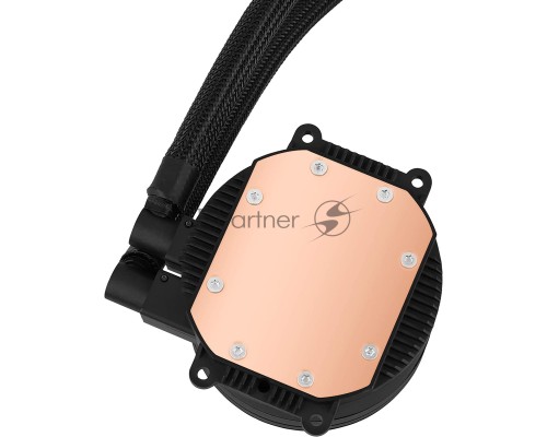 Система водяного охлаждения Aerocool Mirage L120 Soc-AM4/1151/1200/2066/1700 4-pin 20-27dB Al+Cu 200W 756gr LED Ret