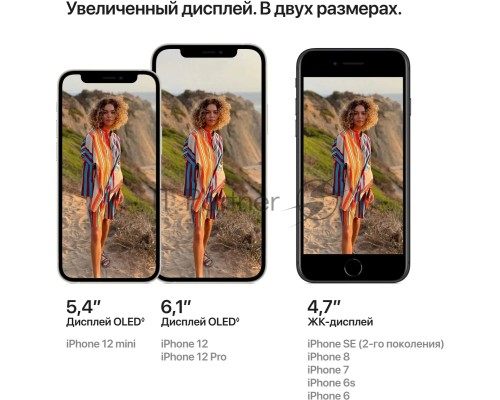 Смартфон Apple A2403 iPhone 12 4/128Gb фиолетовый