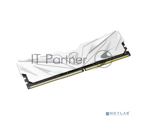 Оперативная память  DDR 4 DIMM 16Gb (8Gbx2) PC28800, 3600Mhz, Netac Shadow II NTSWD4P36DP-16W  C18 White, с радиатором