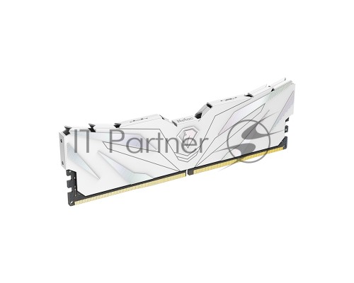 Оперативная память DDR 4 DIMM 16Gb PC21300, 2666Mhz, Netac Shadow II NTSWD4P26SP-16W   C19 White, с радиатором