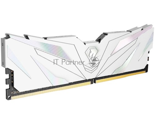 Оперативная память Netac 16Gb DDR4 3200Mhz DIMM PC25600, Shadow II NTSWD4P32SP-16W   C16 White, с радиатором